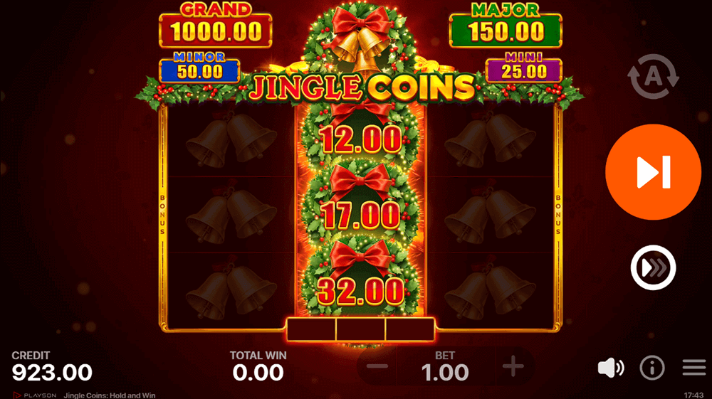 Jingle Coins: Hold And Win Bonuses